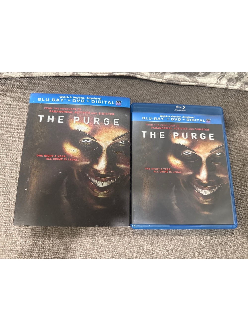 The Purge (1) (Blu-ray, Digital, 2013) Horror Film Ethan Hawke Lena Headey Kane
